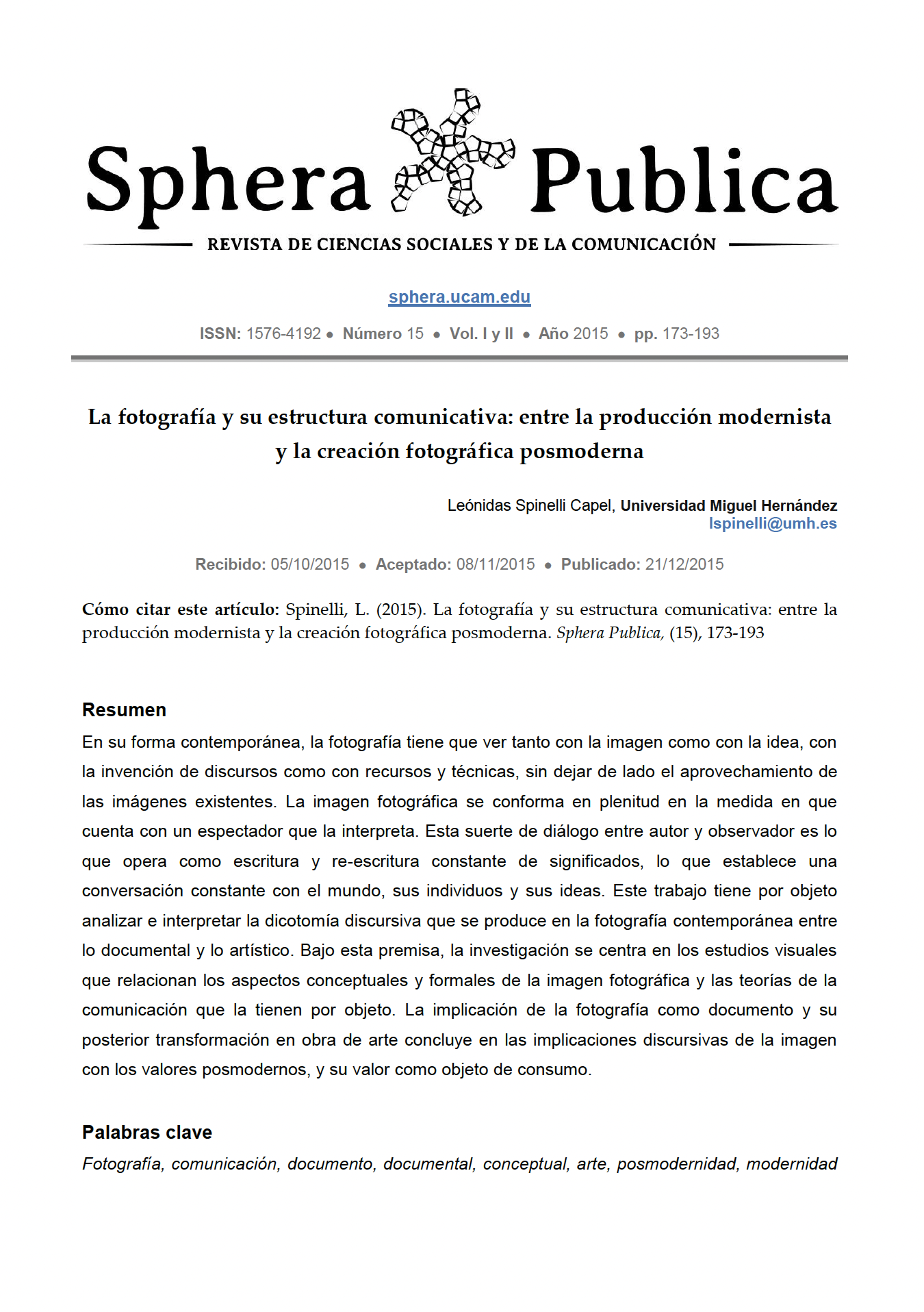 Publicaciones academicas